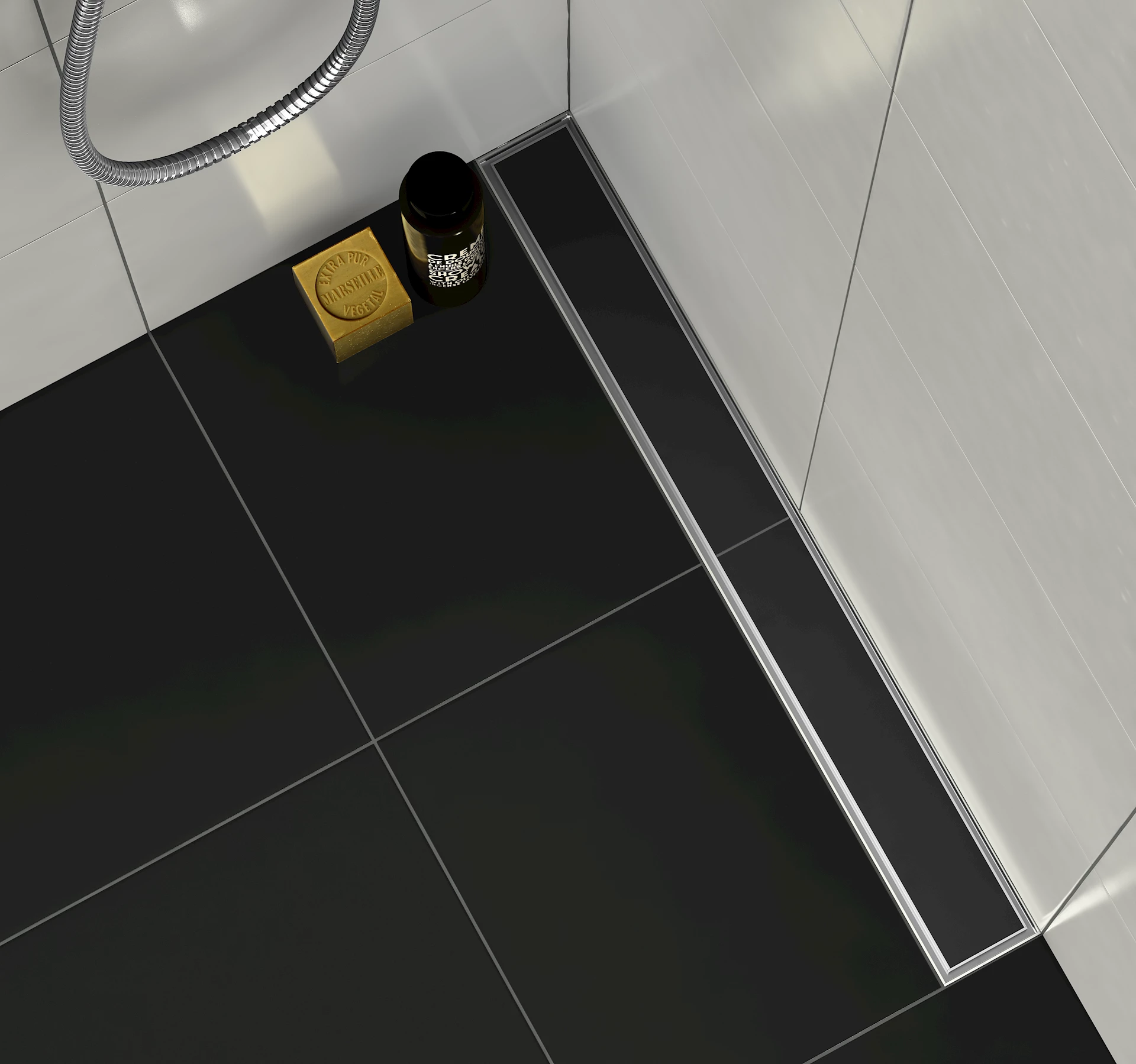 NRF3401847 - Purus Line Tile Insert 800 Ø75 sideutløp - 